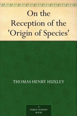 On the Reception of the 'origin of Species