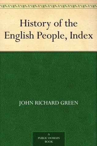 History of the English People, Index