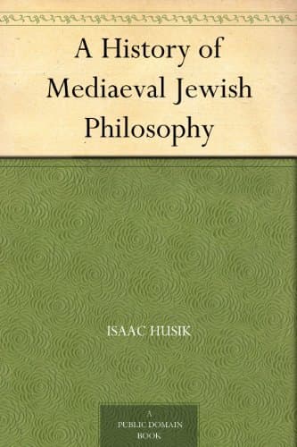 A History of Mediaeval Jewish Philosophy
