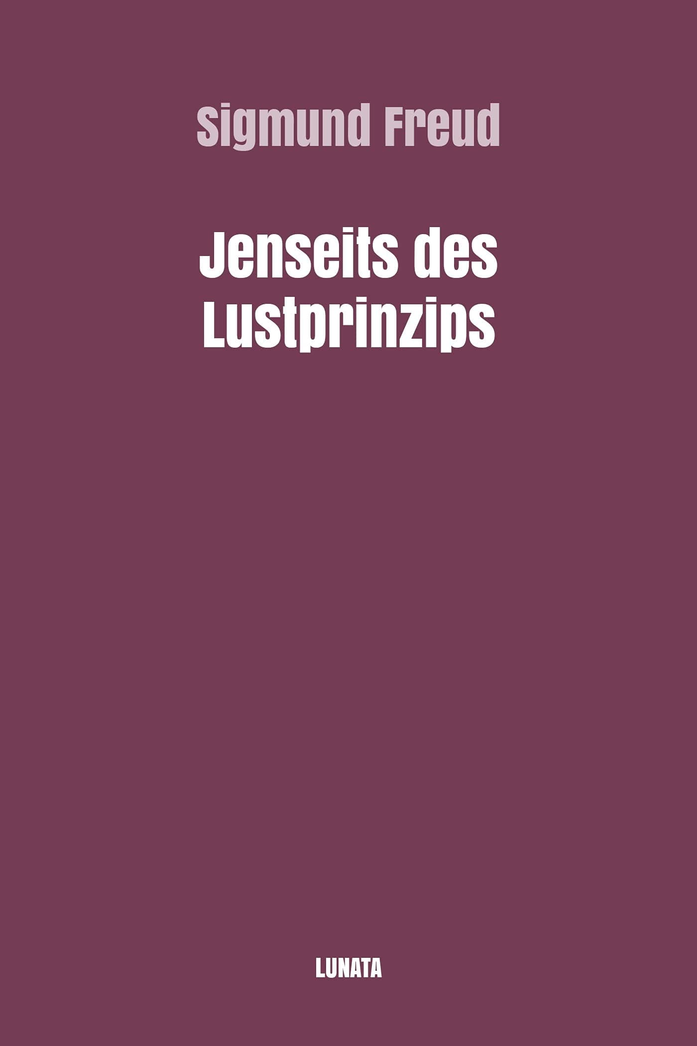 Jenseits Des Lustprinzips