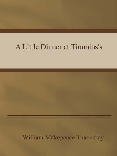 A Little Dinner at Timmins's