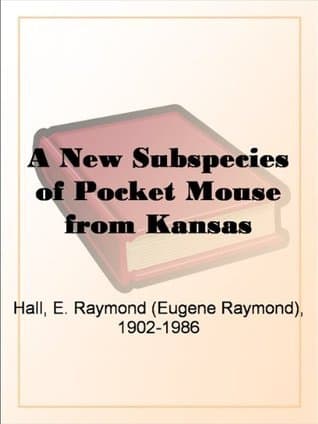 A New Subspecies of Pocket Mouse from Kansas