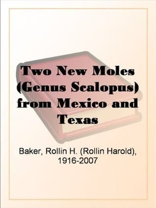 Two New Moles (genus Scalopus) from Mexico and Texas