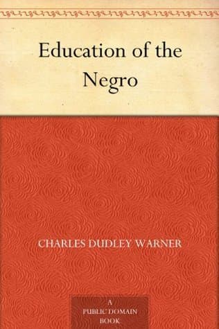 The Education of the Negro