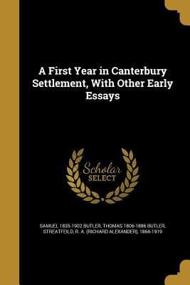 A First Year in Canterbury Settlement