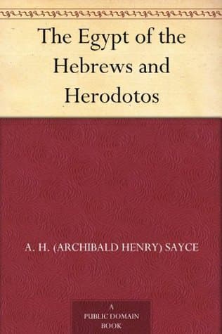 The Egypt of the Hebrews and Herodotos