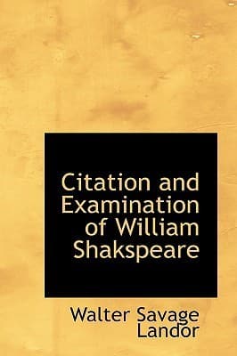Citation and Examination of William Shakspeare, Euseby Treen, Joseph Carnaby, and Silas Gough, Clerk
