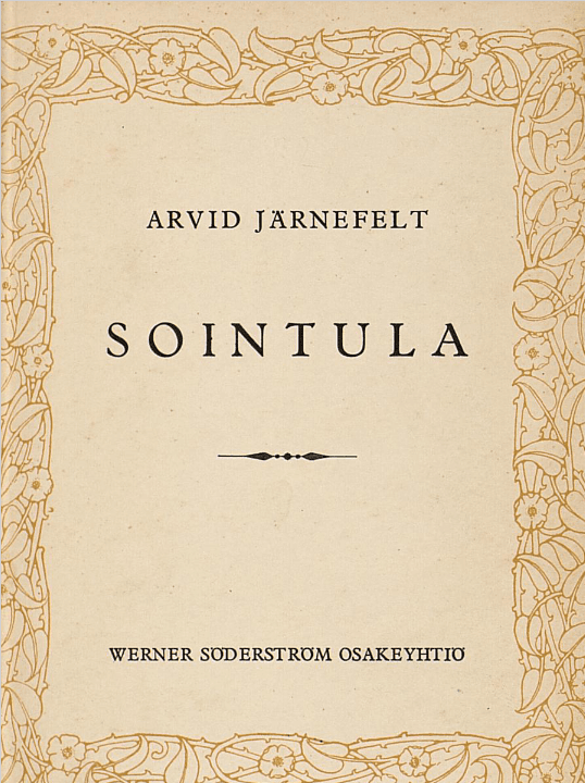 Sointula : Kolminäytöksinen näytelmä