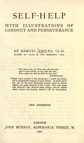 Self-help with illustrations of conduct and perseverance