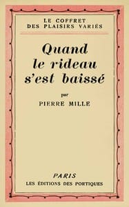 Quand le rideau s'est baissé