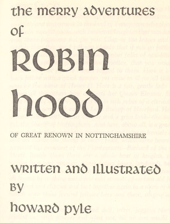 The Merry Adventures of Robin Hood
