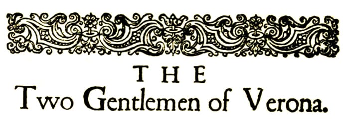 The Two Gentlemen of Verona