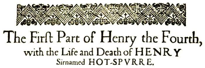 King Henry IV, Part 1