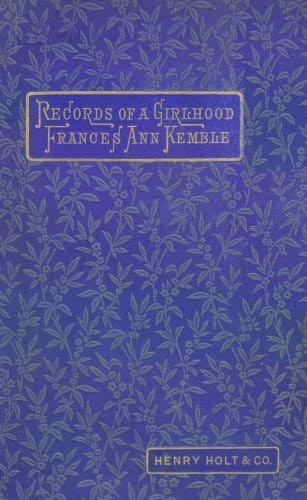 Records of a Girlhood