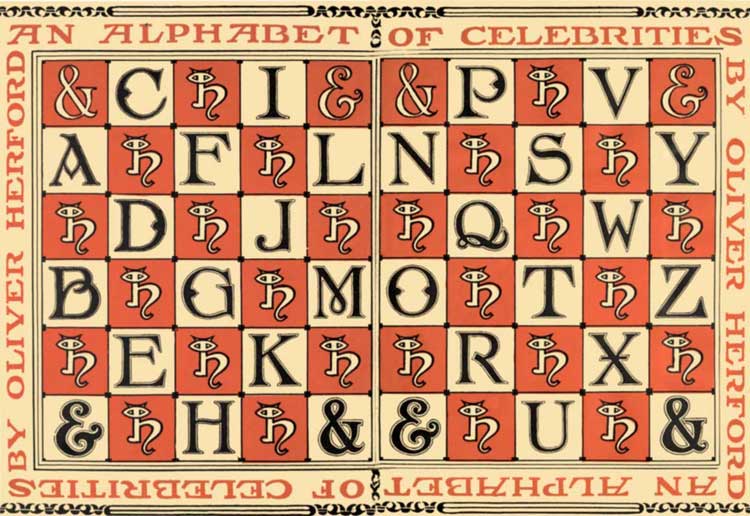 An Alphabet of Celebrities