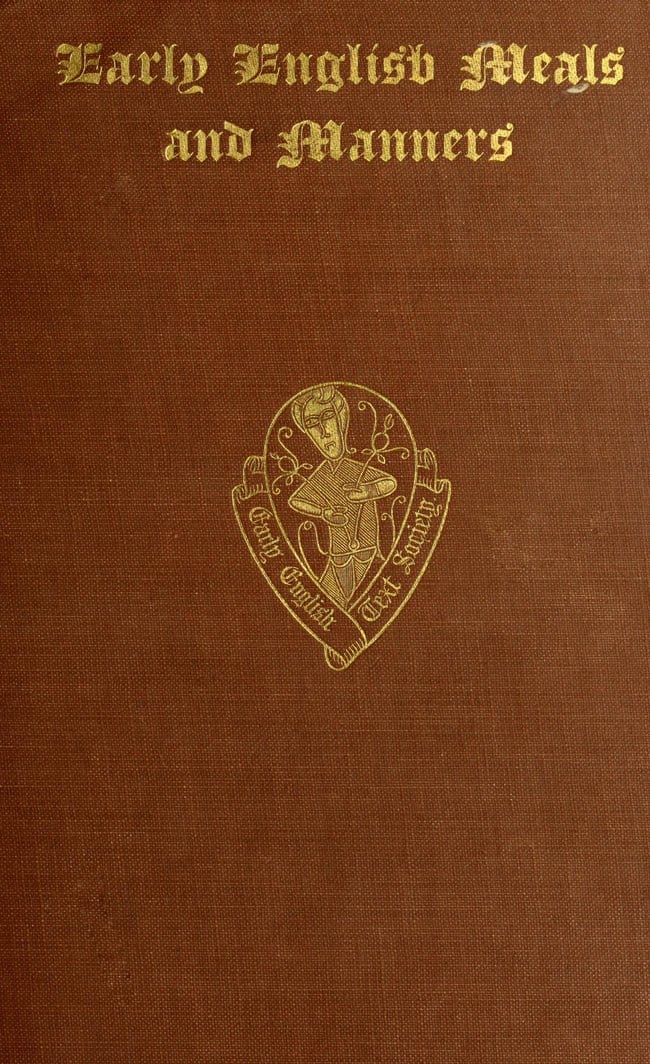 Early English Meals and Manners