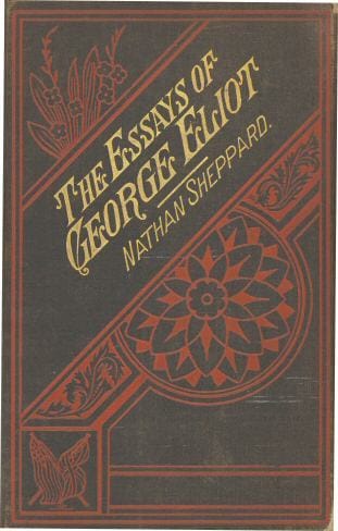 The Essays of "George Eliot"complete