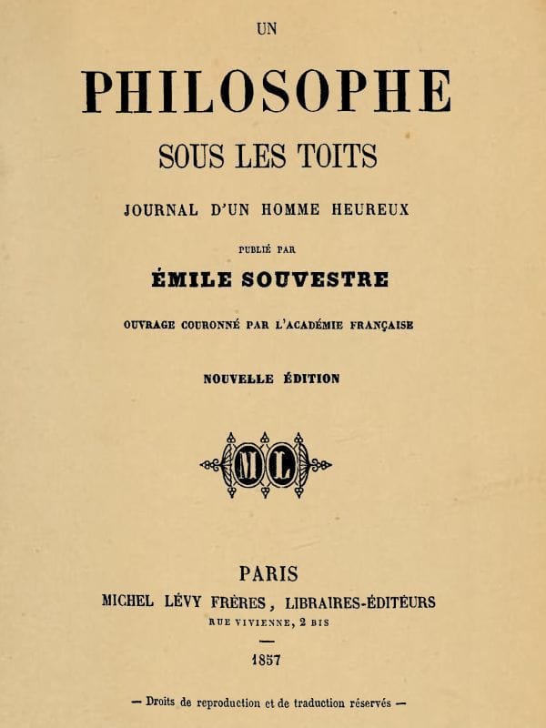 UN Philosophe Sous Les Toits