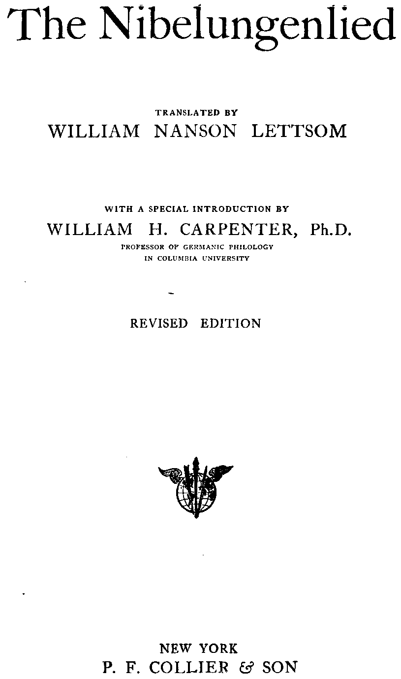 The Nibelungenlied: Revised Edition