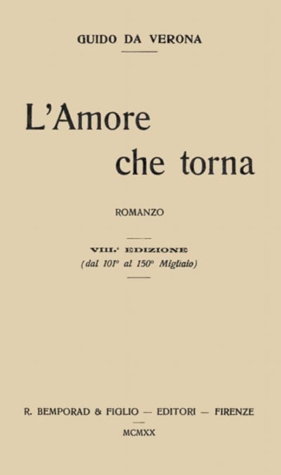 L'amore Che Torna: Romanzo