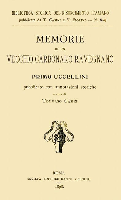 Memorie Di UN Vecchio Carbonaro Ravegnano