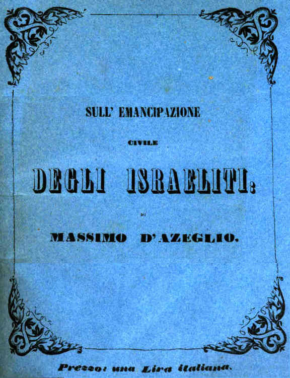 Dell'emancipazione Civile Degl'israeliti