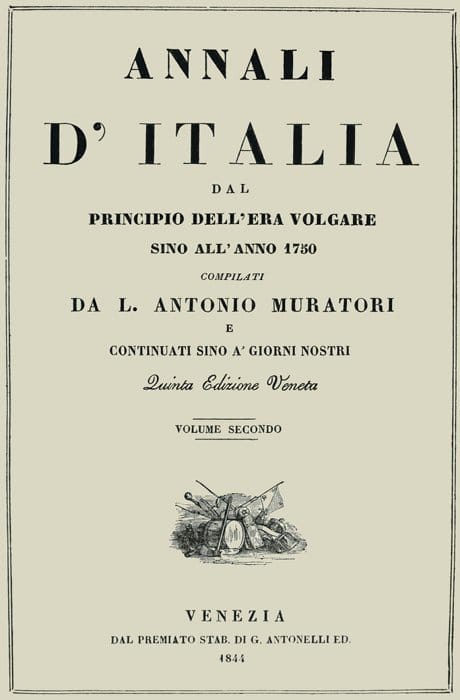 Annali D'italia, Vol. 2dal Principio Dell'era Volgare Sino All'anno 1750
