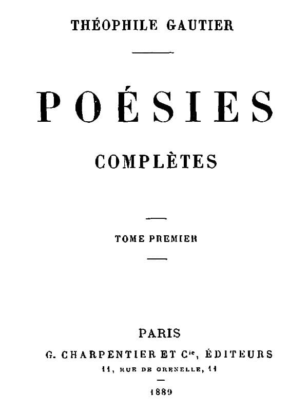 Poésies Complètes - Tome 1