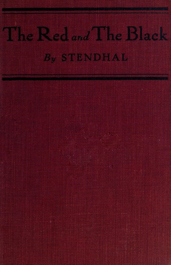 The Red and the Black: A Chronicle of 1830