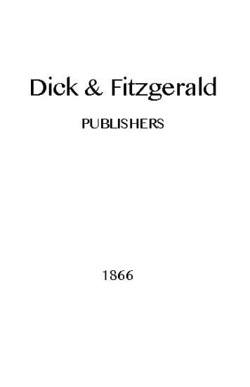 Dick & Fitzgerald Catalog (1866)