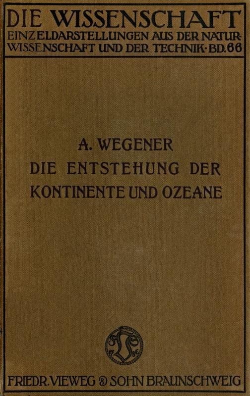 Die Entstehung Der Kontinente Und Ozeane