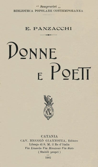 Donne E Poeti