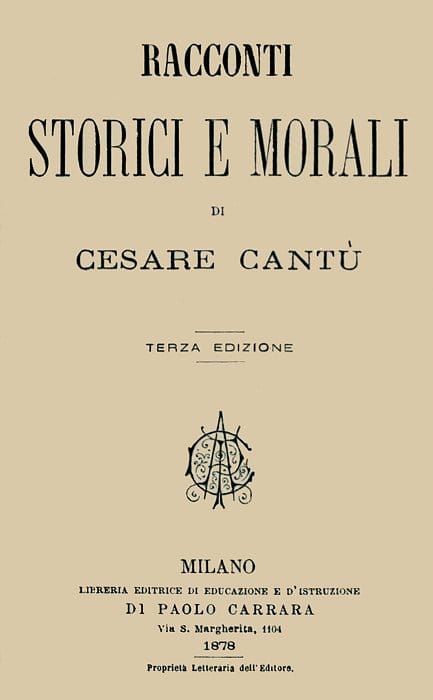 Racconti Storici E Morali