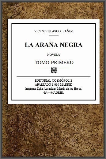 La Araña Negra, T. 1/9