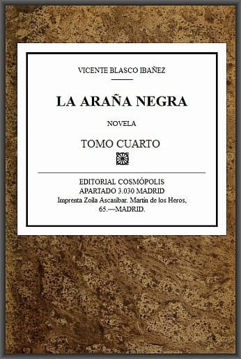 La Araña Negra, T. 4/9