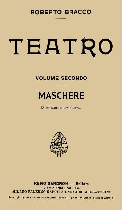 Maschere: Dramma in UN Atto