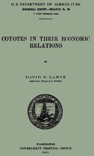Coyotes in Their Economic Relations