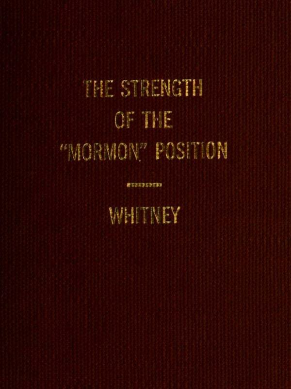 The Strength of the "Mormon" Position