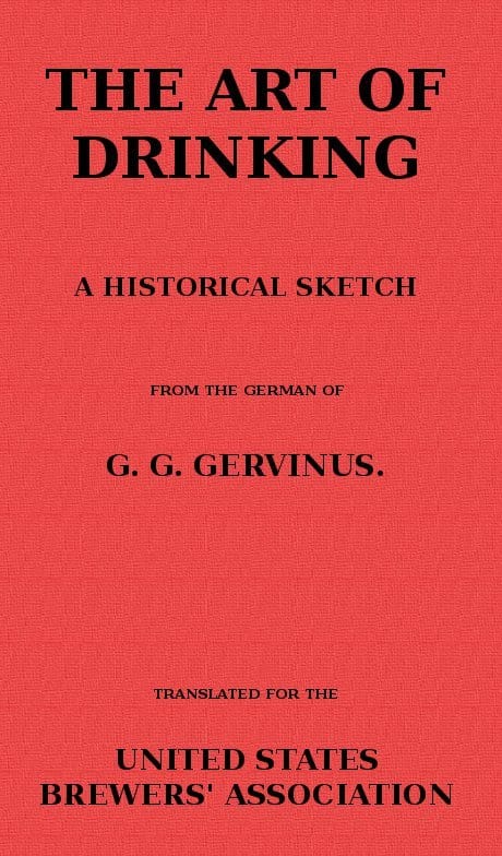 The Art of Drinking: A Historical Sketch