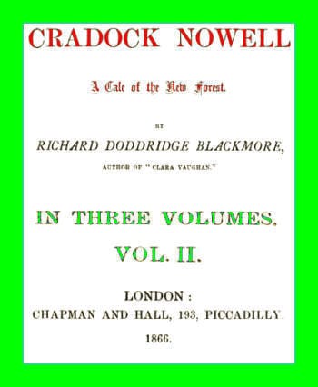 Cradock Nowell: A Tale of the New Forest. Vol. 2 (of 3)