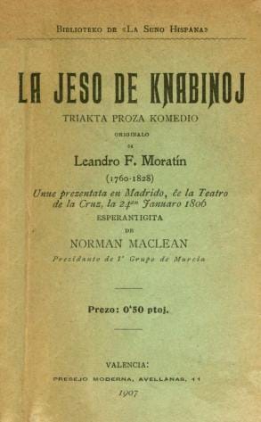 La Jeso De Knabinoj: Triakta Proza Komedio