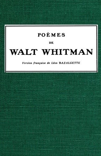 Poèmes De Walt Whitman