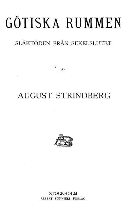 Götiska Rummen: Släktöden Från Sekelslutet