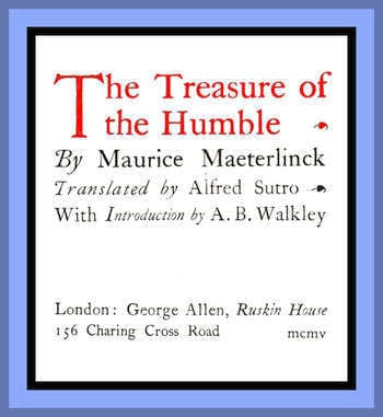 The Treasure of the Humble