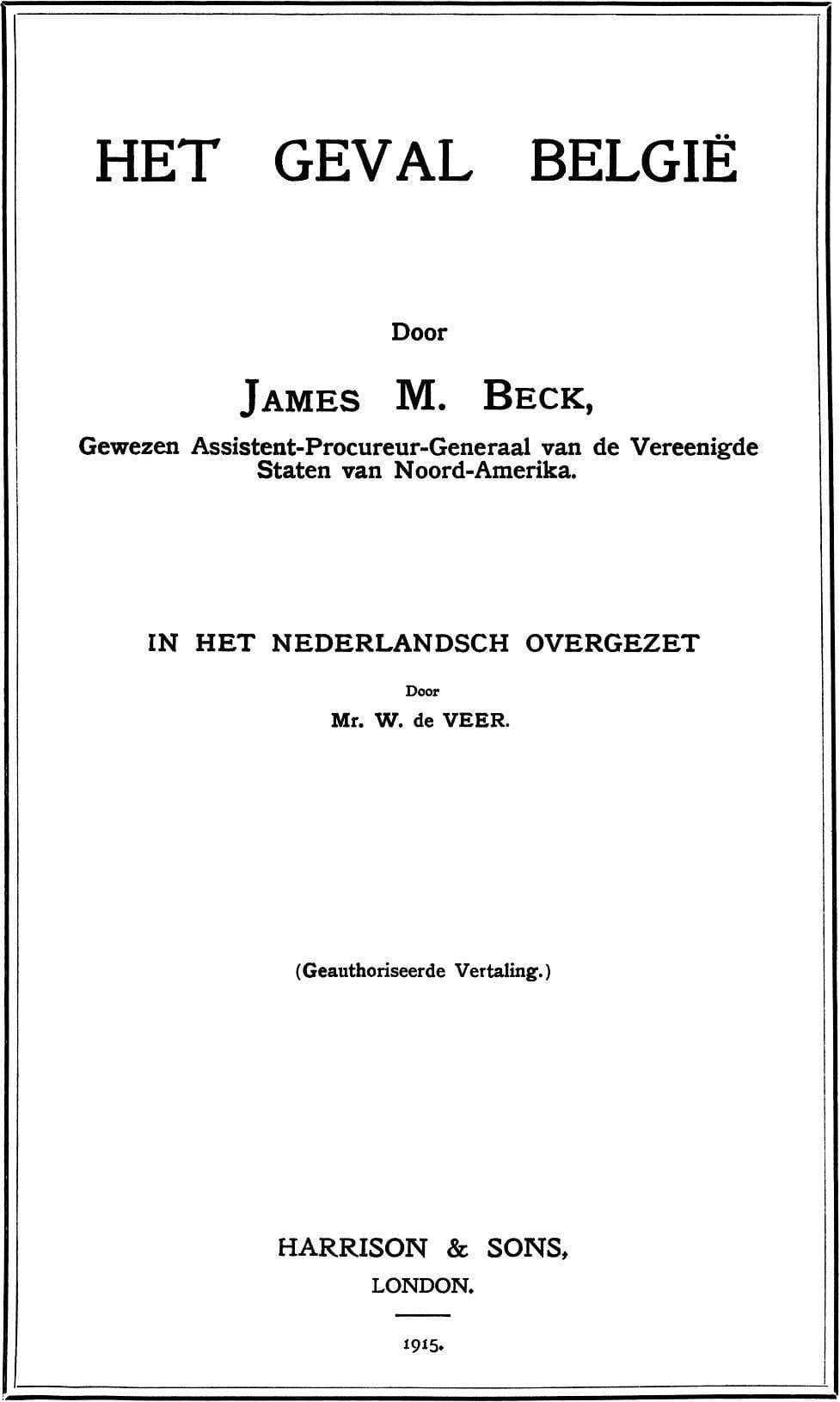 Het Geval België