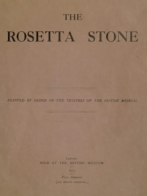 The Rosetta Stone