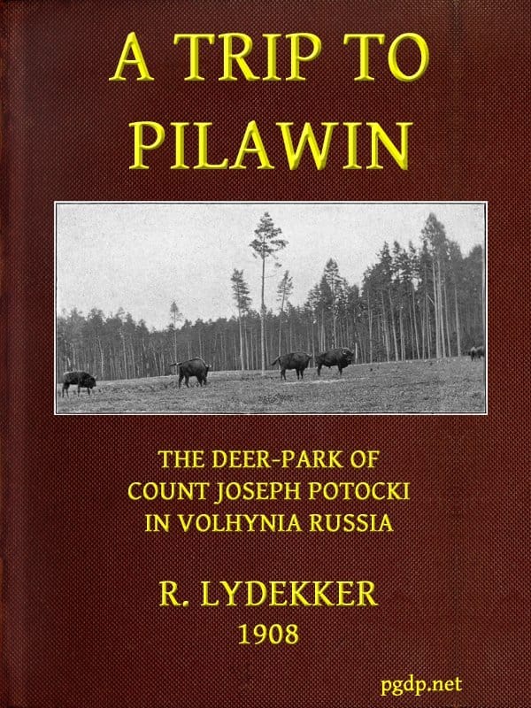 A Trip to Pilawin, the Deer-Park of Count Joseph Potocki in Volhynia, Russia