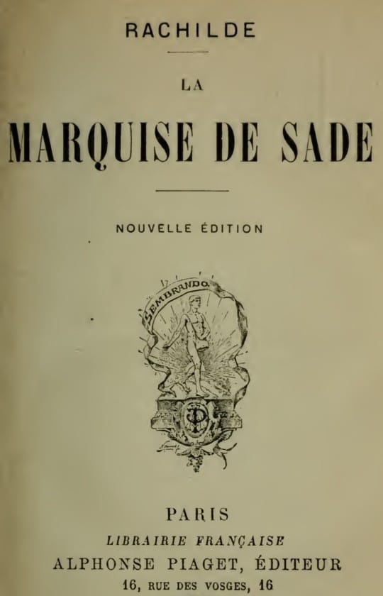 La Marquise De Sade