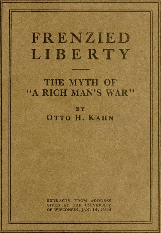 Frenzied Liberty; The Myth of "A Rich Man's War