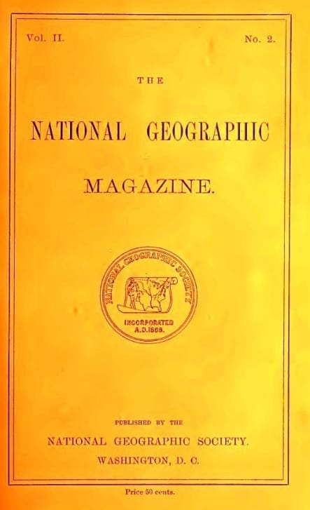 The National Geographic Magazine, Vol. II., No. 2, May, 1890